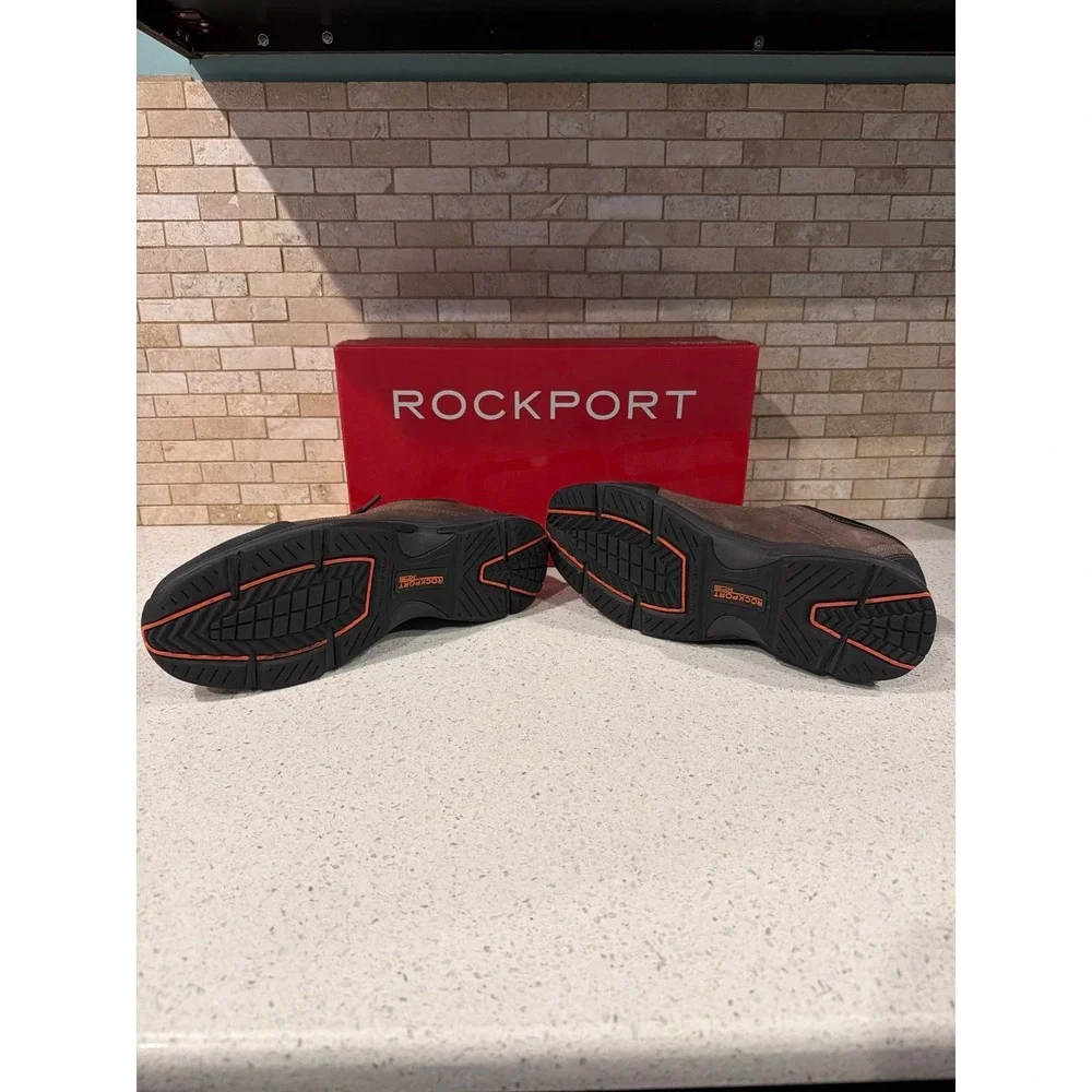 Rockport Chranson Walking Shoes Mens 12‎ Brown Black